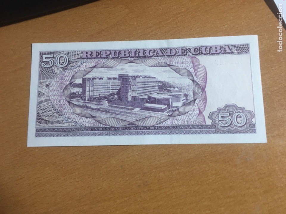 Billetes extranjeros: Cuba 50 pesos 2002 sin circular - Foto 2