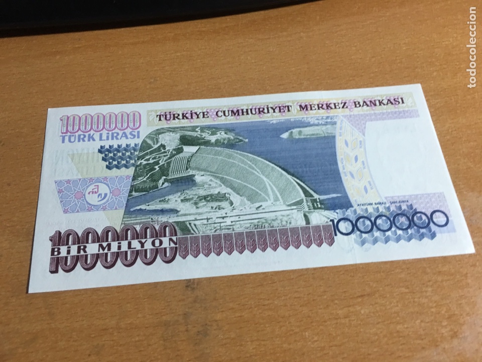 Billetes extranjeros: Turkia 1000000lira 1970 sin circular - Foto 2