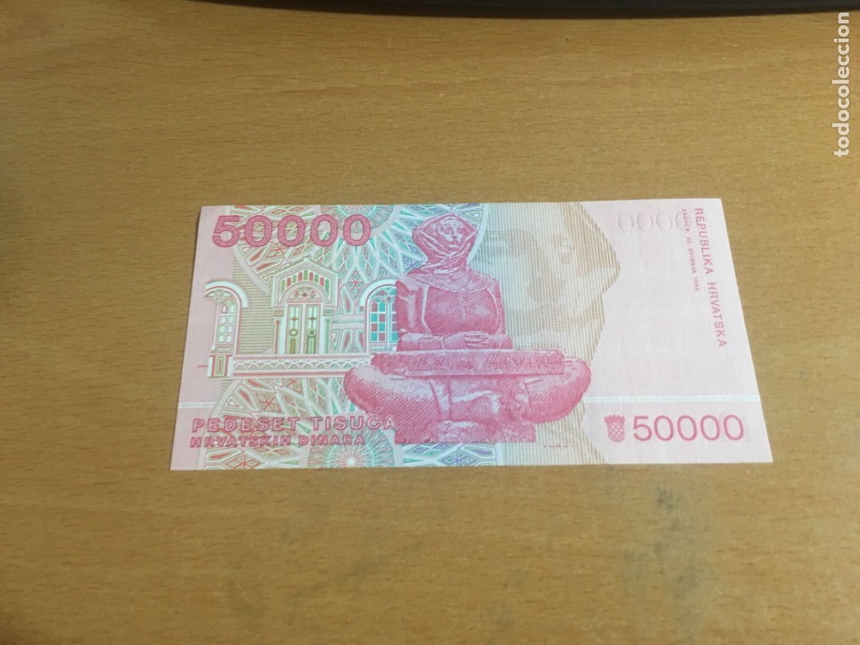 Billetes extranjeros: Cristi&agrave; 5000 donar&aacute; 1993 sin circular - Foto 2