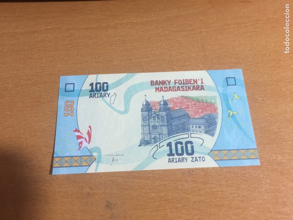 Billetes extranjeros: Madagascar 100 ariary sin circular - Foto 1