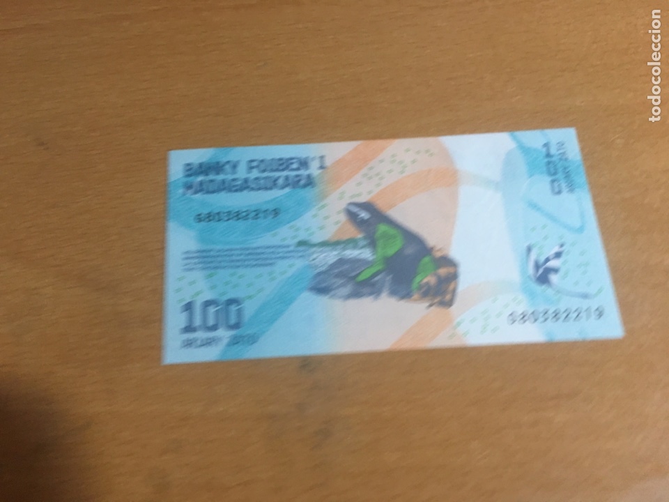 Billetes extranjeros: Madagascar 100 ariary sin circular - Foto 2