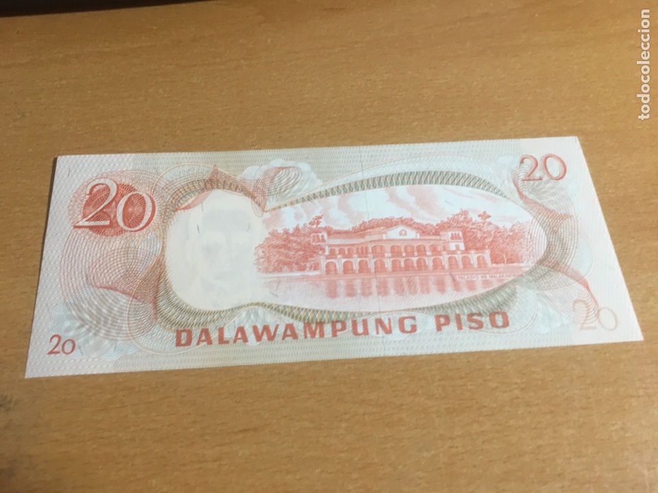 Billetes extranjeros: Filipinas 20 piso sin circular - Foto 2