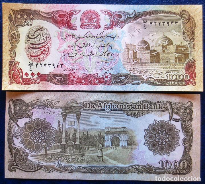 International Banknotes: AFGHANISTAN BILLETE DE 1000 AFGHANI S/C