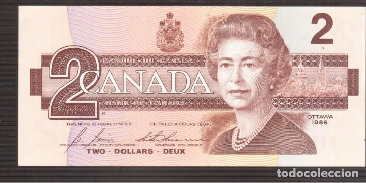 Billetes extranjeros: BILLETES DE AMERICA CANADA PLANCHA 1986 - Foto 1