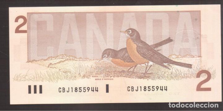 Billetes extranjeros: BILLETES DE AMERICA CANADA PLANCHA 1986 - Foto 2