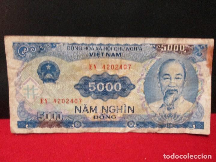 Billetes extranjeros: BILLETE 5000 DONG VIET NAM - Foto 1