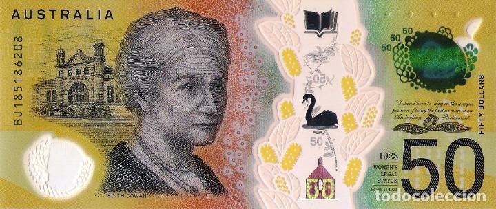 Billetes extranjeros: AUSTRALIA, $50, 2018, P65a, POLYMER with an ERROR, UNC - Foto 2