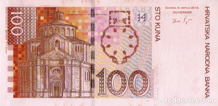 Billetes extranjeros: CROATIA 100 Kuna, 2012, P41br, UNCIRCULATED - Foto 3