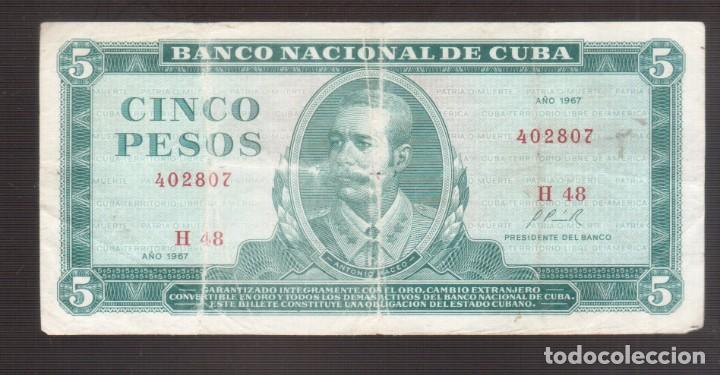 Billetes extranjeros: BILLETE DE AMERICA CUBA CIRCULADO - Foto 1