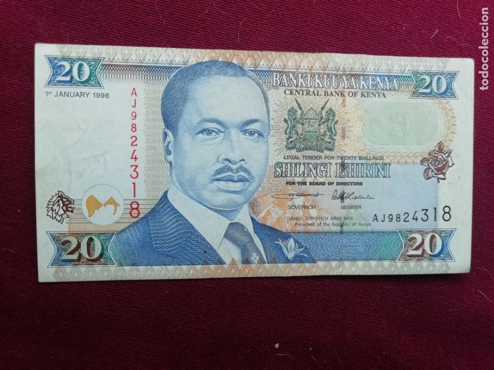 Billetes extranjeros: KENYA 20 SHILLINGS 1986 EBC - Foto 1