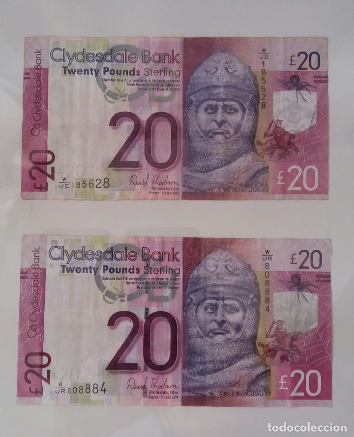 billetes 20 libras esterlinas 2009 - Comprar Billetes Internacionales