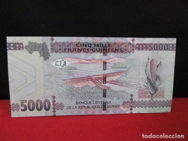 Billetes extranjeros: 5000 FRANCS REPUBLICA DE GUINEA  SIN CIRCULAR - Foto 2