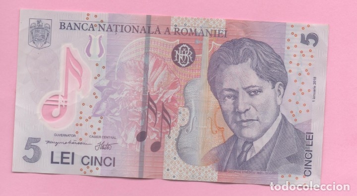Billetes extranjeros: RUMANIA - 5 LEI - Foto 1