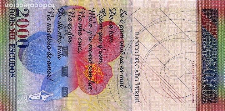 Billetes extranjeros: CAPE VERDE 2000 Escudos from 1999, P66, UNC - Foto 3