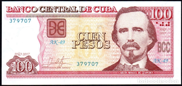 Billetes extranjeros: CUBA 100 Pesos 2017 - Sin Circular - Foto 1