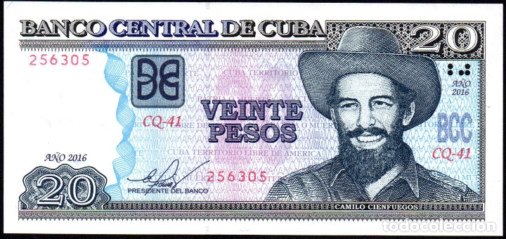 Billetes extranjeros: CUBA 20 Pesos 2016 - Sin Circular - Foto 1