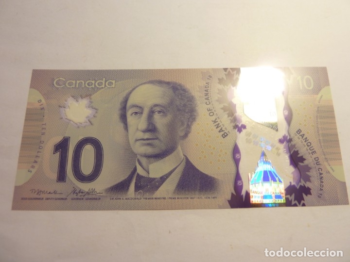 Billetes extranjeros: BILLETE CANADA 10 $ 2013 PLASTICO S/C - Foto 1