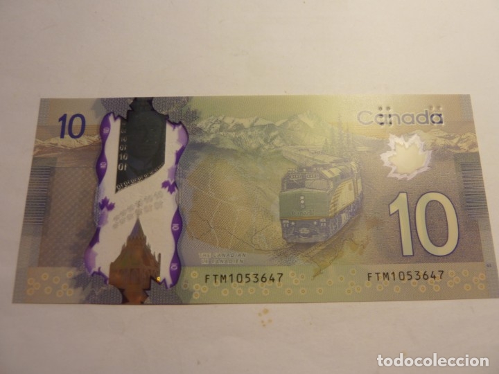 Billetes extranjeros: BILLETE CANADA 10 $ 2013 PLASTICO S/C - Foto 2