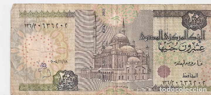 Billetes extranjeros: EGIPTO 20 LIBRAS 2006 CIRCULADO - Foto 1