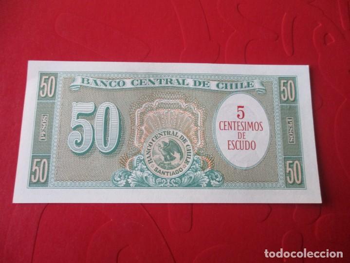 Billetes extranjeros: Chile. billete de 50 pesos. - Foto 2