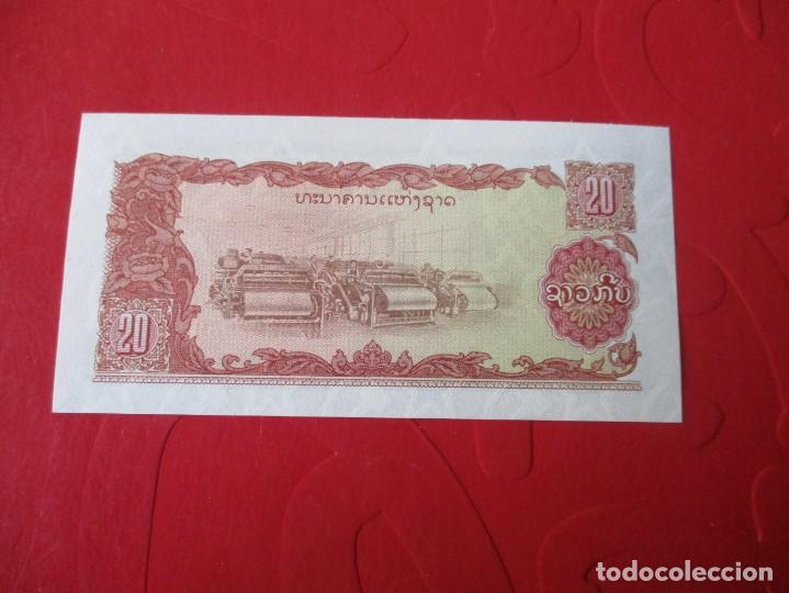 Billetes extranjeros: Laos billete de 20 kip 1979 - Foto 2