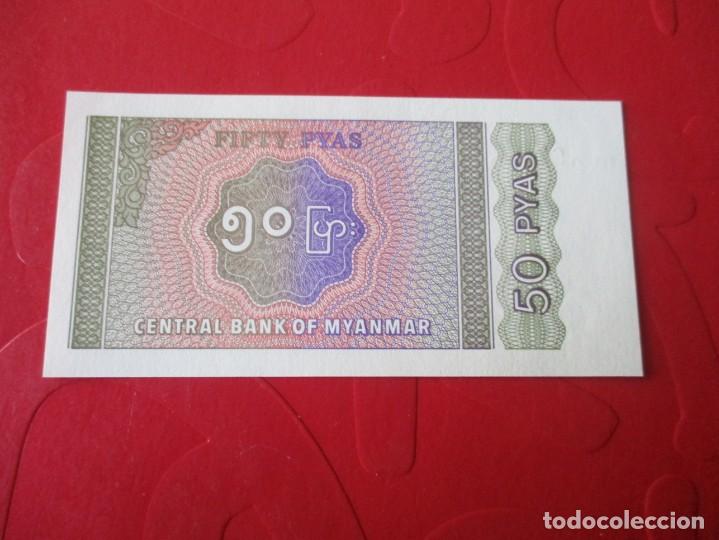 Billetes extranjeros: Myanmar. billete de 50 pyas - Foto 1