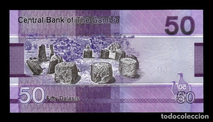 Billetes extranjeros: Gambia 50 Dalasis 2019 Pick 40 SC UNC - Foto 2