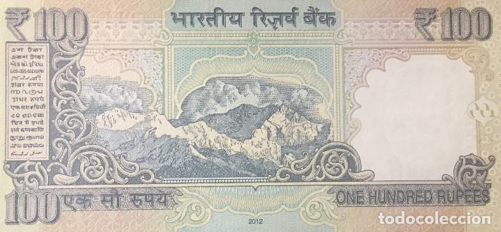 Billetes extranjeros: INDIA 100 RUPEES 2012 Pick 98i - Foto 2