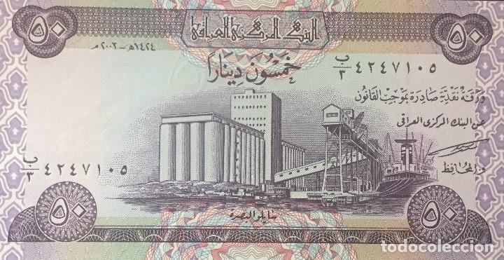 Billetes extranjeros: IRAQ 50 DINAR 2003 Pick 90 - Foto 1