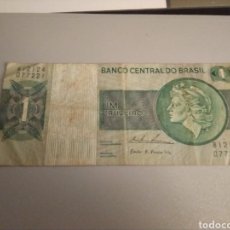 Billetes extranjeros: 1 CRUZEIRO BRASIL SIGLO XX