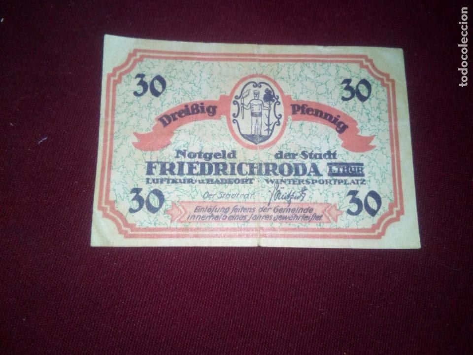 Billetes extranjeros: Friedrichroda, Alemania. Notgeld - Foto 1