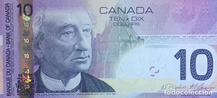 Billetes extranjeros: CANADA 10 DOLLARS 2009 Pick 102Ab - Foto 1