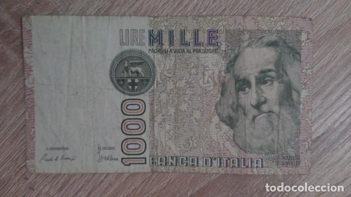 Billets internationaux: BILLETE 1.000 LIRAS ITALIA-A&Ntilde;O 1982.