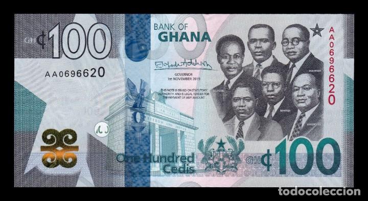 Billetes extranjeros: Ghana 100 Cedis 2019 Pick 50 SC UNC - Foto 1