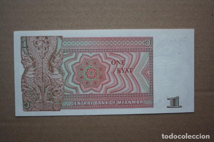 Billetes extranjeros: BIRMANIA - 1 KYAT 1990 S/C - Foto 2