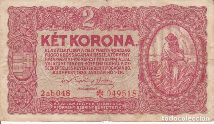 Billetes extranjeros: billete de Budapest 1920 usado - Foto 1