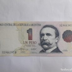 Billetes extranjeros: BILLETE DE 1 PESO ARGENTINO CONVERTIBLE DE CURSO LEGAL - SIN CIRCULAR -