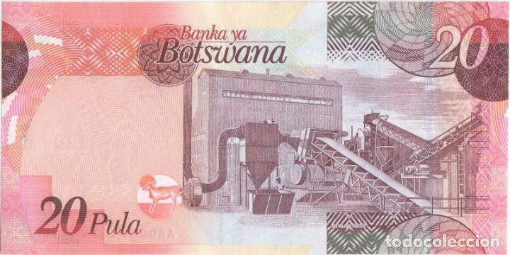 Billetes extranjeros: Botswana 20 Pula 2009, SC - Foto 2