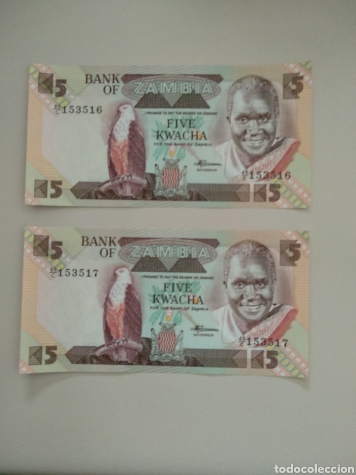 Billetes extranjeros: BILLETES DE ZAMBIA - Foto 1