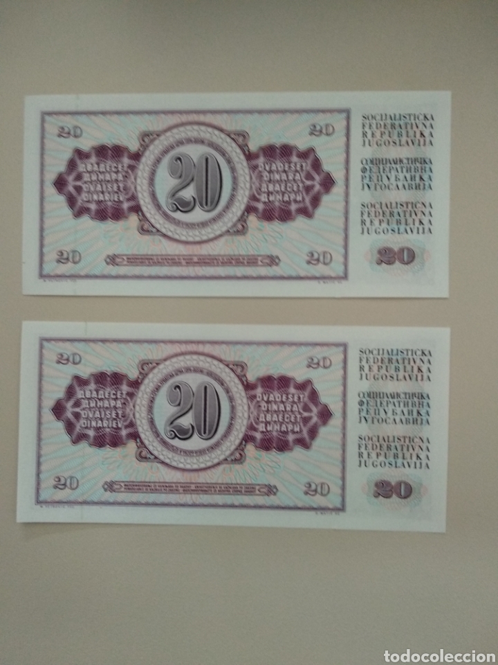 Billetes extranjeros: BILLETES DE YUGOSLAVIA - Foto 2