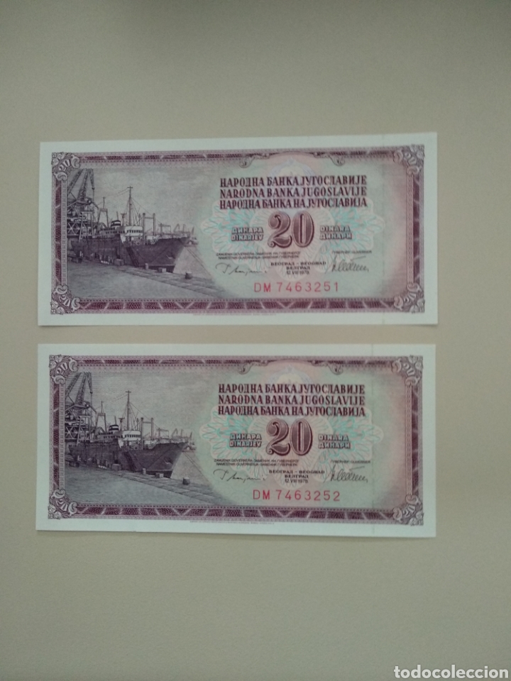 Billetes extranjeros: BILLETES DE YUGOSLAVIA - Foto 1