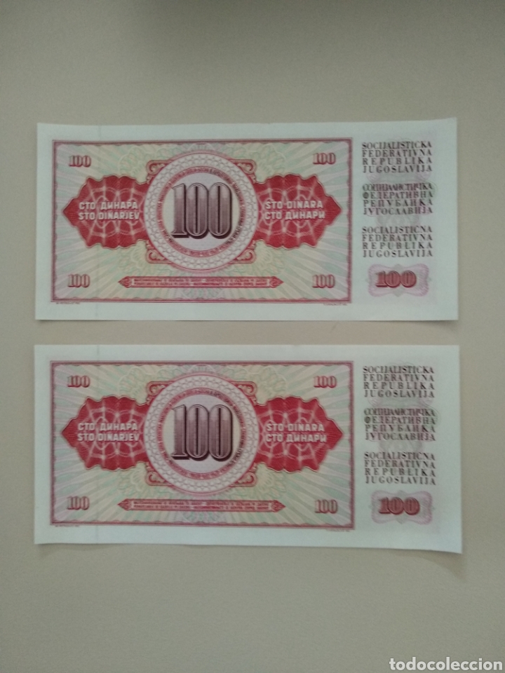 Billetes extranjeros: BILLETES DE YUGOSLAVIA - Foto 2