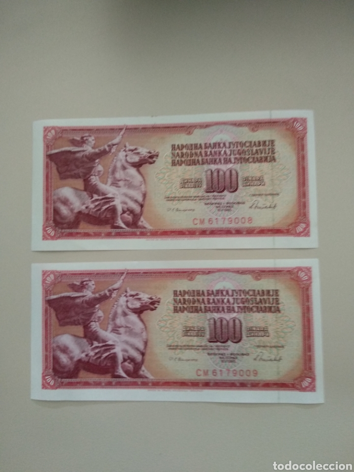 Billetes extranjeros: BILLETES DE YUGOSLAVIA - Foto 1