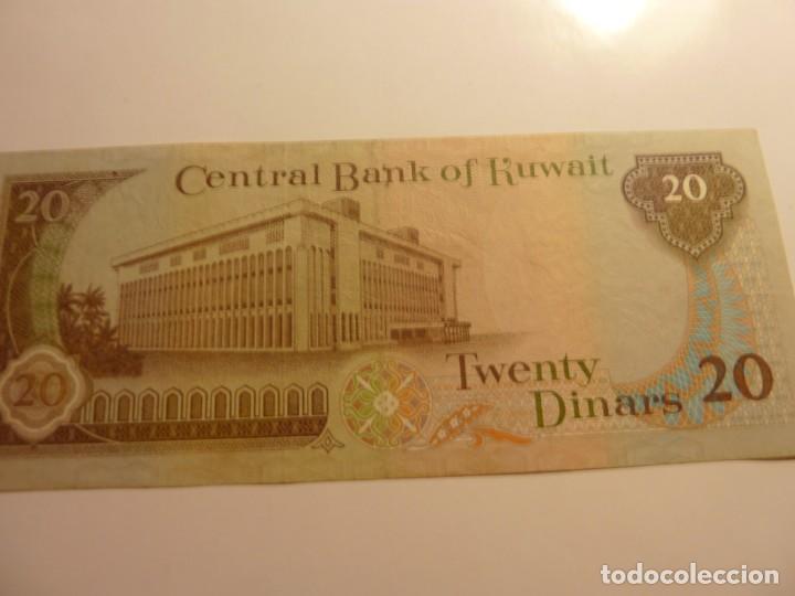 Billetes extranjeros: KUWAIT 20 DINARS - Foto 2