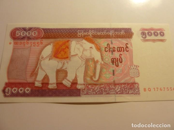 Billetes extranjeros: MYANMAR 5.000 KYATS - Foto 1