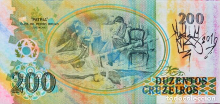 Billetes extranjeros: ZUCA, 200 CRUCEIROS, BRASIL - Foto 2