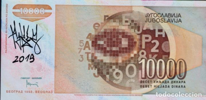 Billetes extranjeros: LUVART, 10000 DINARA - Foto 2