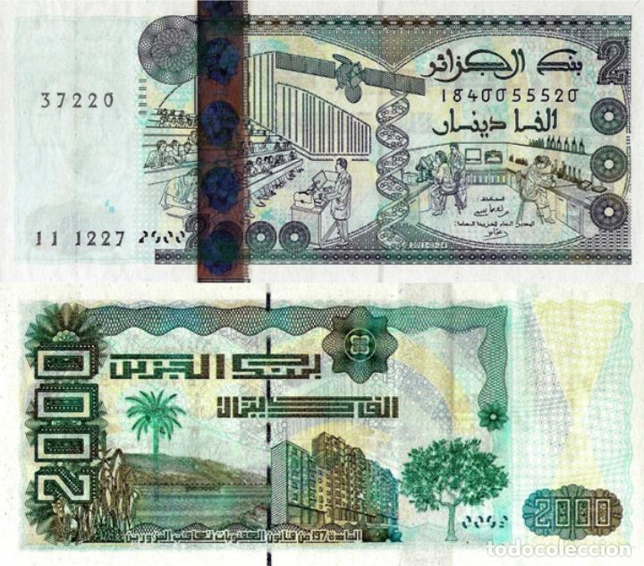 Billetes extranjeros: ALGERIA, 2000 Dinares, 2011, P144, UNC - Foto 1