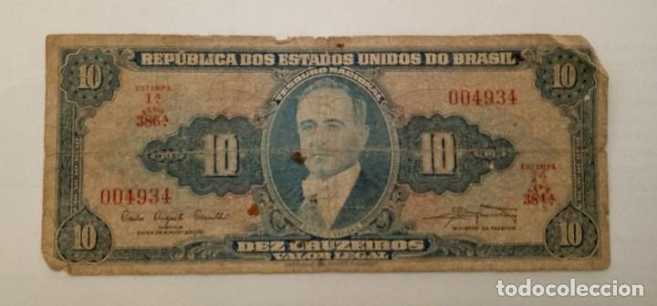 Billetes extranjeros: Cruzeiros Brasil - Foto 2