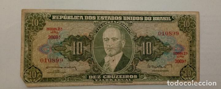 Billetes extranjeros: Cruzeiros Brasil - Foto 2